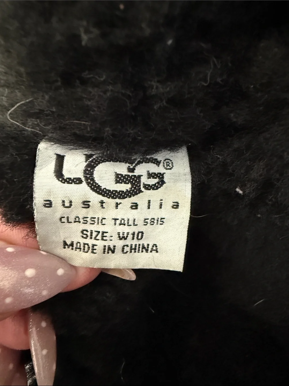 UGG Australia Classic Tall Suede Winter Boots Black